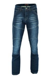2025 nuevo diseño clásico a prueba de viento para hombres pantalones vaqueros de motocicleta carreras personalizado todoterreno forro protector de rodilla para montar informal - Product Image 6