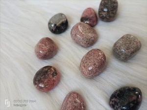 Piedra Natural de Rodonita Pulida, Cristal Curativo, Piedra de Bolsillo, Meditación, Reiki, Decoración del Hogar, Venta al por Mayor - Product Image 4