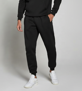 Chándal de Algodón Sólido de Invierno con Logotipo Personalizado |   Conjunto Deportivo Informal con Capucha y Pantalones Jogger de Forro Polar Antibacteriano y Transpirable para Hombre - Product Image 5