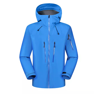 Veste de pluie à capuche légère et imperméable pour hommes, veste de randonnée coupe-vent imperméable d'extérieur, veste de pluie de haute qualité, vente en gros - Product Image 3