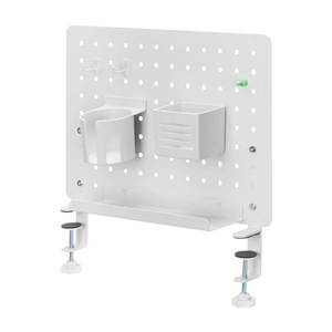 420x332x157mm Convenient Desk-Mounted Pegboard with Iron Frame Office Organizer for Desk Space-BPEG003 - Product Image 6