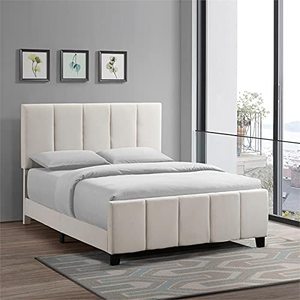 Juegos de cama de madera de tamaño King, mueble de dormitorio de cuero con función de caja de almacenamiento - Product Image 1