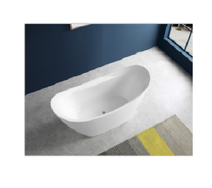 Baignoire de trempage autoportante rectangulaire portable adulte moderne professionnel acrylique - Product Image 1