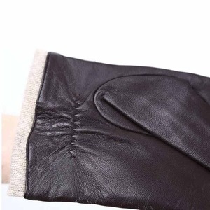 Guantes de cuero transpirables cómodos de alta calidad hechos en Pakistán Diseño elegante para uso informal en invierno al aire libre Precio al por mayor - Product Image 3
