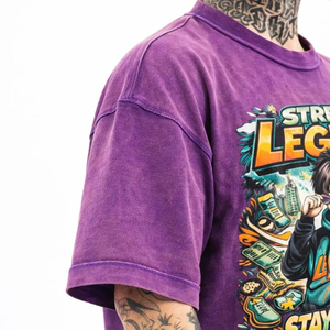 เสื้อยืดโอเวอร์ไซส์แขนสั้นผู้ชาย Elite Vanguard International ผลิตจากผ้าฝ้าย 100% ระบายอากาศได้ดี เป็นมิตรต่อสิ่งแวดล้อม ผ้าถัก - Product Image 6