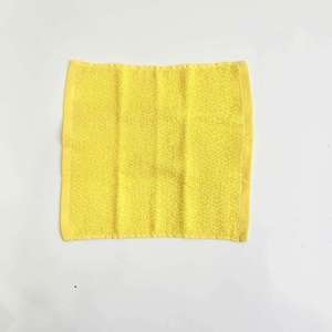 Toalla de mano de algodón OE de alta calidad 27x28 24 gramos paño de limpieza multiusos tejido de rizo suave hipoalergénico liso - Product Image 3