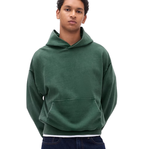 Sweat-shirt à capuche personnalisé pour homme Reklo Industries, 100% coton, coupe ample, streetwear d'hiver, haut tendance - Product Image 6