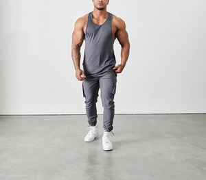 Gym <b>Stringer</b> Tank Top OEM Logo Plain Sport Body Building Fitness Running Cotton Blank Custom <b>Mens</b> XXL Customized Anti Pilling - Product Image 4