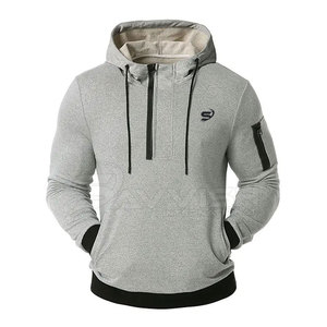 Latest Design 100% Cotton <b>Men</b> Hoodies Winter Street Style Custom Logo Wholesale - Product Image 1