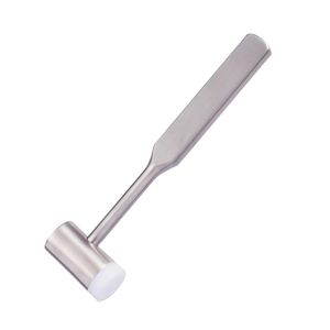 Venta al por mayor Mead Mallet 330 GR mango hueco Cabeza de Acero discos hueso mazo Acero inoxidable ortopédico martillo quirúrgico - Product Image 3