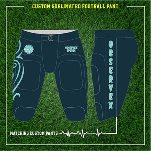 Maqueta gratis Uniforme de fútbol americano Sublimación de gama alta Suministro directo de fábrica Equipos de Club Jersey Uniforme de fútbol americano - Product Image 4