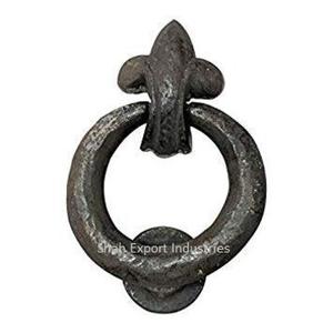 Aldaba de puerta de metal de latón puro duradero de larga duración, aldaba de puerta de latón vintage de alta calidad para uso en villas de hotel en casa - Product Image 2