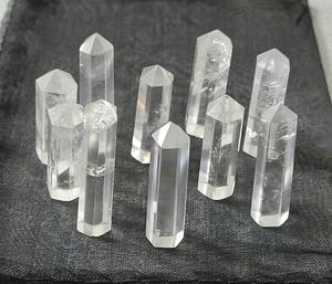 Points de crayon de Quartz clair naturel en vrac amour baguettes de tour de Quartz de cristal de guérison polies pour la fabrication de bijoux et l'énergie Reiki - Product Image 2