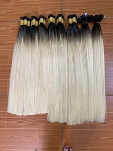 Top Qualité En Vrac Couleur Cheveux Blonde Brut 613 Vierge Cuticule Alignée Extension de Cheveux Humains du Vietnam - Product Image 2