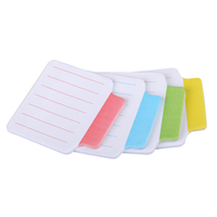 Lot de marque-pages autocollants lignés avec classeur et index colorés 2,68x2,83 pouces pour le bureau, l'école et la maison