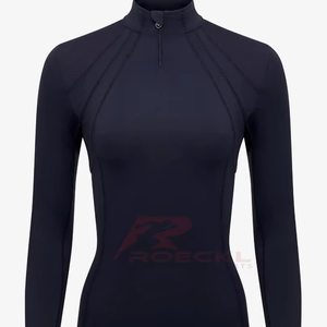 Capa Base Avanzada de secado rápido para mujer al por mayor tela de microfibra elástica transpirable soporte sin costuras versátil con servicio OEM - Product Image 1