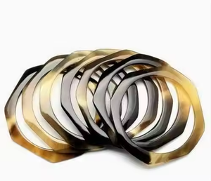 Pulsera de moda hecha a mano de color de cuerno natural Brazalete de mejor diseño de artesanía creciente - Product Image 4