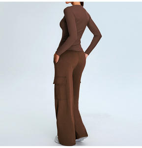 Venta al por mayor Activewear Mujeres Ropa deportiva Ropa de entrenamiento para mujeres Gimnasio Fitness Conjuntos - Product Image 5