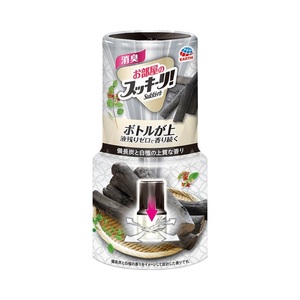 Ambientador de Alta Calidad con Aroma a Carbón Binchotan y Madera de Sándalo, 400mL, para Baño y Auto - Earth Pharmaceutical Co. Ltd. - Product Image 1