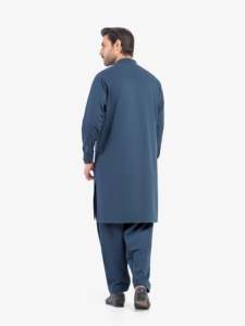 Salwar Kameez pour hommes pakistanais, tenue traditionnelle ethnique musulmane pour l'Aïd, les mariages, le bureau, la prière - Product Image 5