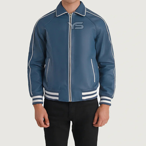 Veste de mode Softshell de style High Street avec fermeture à glissière à col rabattu motif de lettre Service OEM veste teinte unie - Product Image 4
