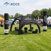 Tente gonflable hermétique pour événements, auvent extérieur imperméable, pavillon personnalisé, stand publicitaire pour salon professionnel