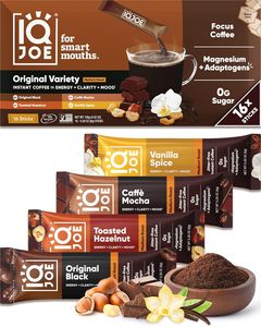 Café Instantáneo con Champiñones IQJOE, Paquete Variado de 16 Unidades - Product Image 4