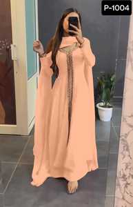 Les plus belles femmes portent des vêtements de mariée Dernière mode Sequin Style musulman longue robe élégante haut de gamme Caftan vêtements indiens - Product Image 5