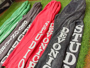 Custom Men's Lightweight Sweatpants <b>Vintage</b> Distressed Embroidery Patch Baggy Casual Flared <b>Pants</b> Multi-Color Streetwear Cut Sew - Product Image 4