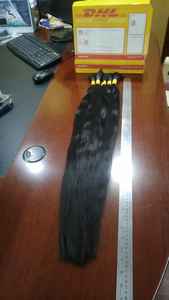 MONTAJE DE PELO RIZADO DE DONANTE INDIVIDUAL REMY DE ALTA CALIDAD PROVEEDOR DE EXTENSIONES DE CABELLO NANO SIN ENGRANOS Y SIN ENGRANOS DE SEDA PERUANA - Product Image 2