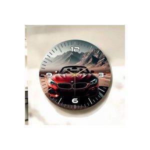 Colorful <b>Car</b> Pattern Number Wooden Silent Table Wall <b>Clock</b> 50cm-Unique Numbered Gift Idea - Product Image 2