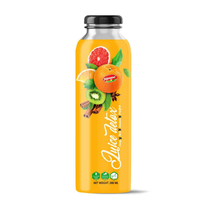 JOJONAVI 300ml zumo de frutas y verduras Etiqueta Privada OEM ODM Precio de fabricante al por mayor proveedor naranja kiwi canela pomelo - Product Image 4