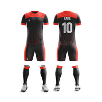 Tenues de football personnalisables – Tissu 100 % polyester respirant et à séchage rapide, vêtements de sport de haute qualité pour équipes et écoles, à prix abordable