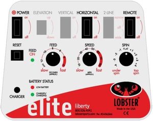 Máquina lanzapelotas de tenis Lbster Sports Elite One con batería, lanzamiento de esquina a esquina, topspin y backspin 60 °   Duración de 4 a 8 Horas - Product Image 3