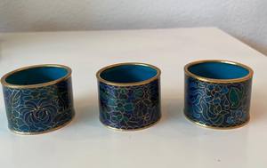 Anillos de servilletas, anillos de servilletas de ratán, anillos de servilletas de mimbre, Decoración de mesa - Product Image 3