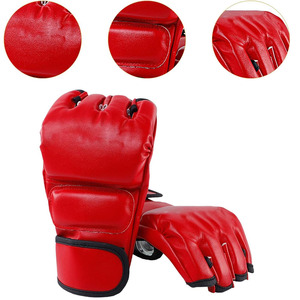 Prix de gros Gants de MMA professionnels Poignées d'extérieur Taille unisexe Cuir de vachette de qualité supérieure - Product Image 3