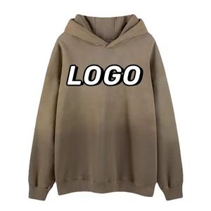 Sweat à capuche en molleton délavé pour homme DADA Wears, style personnalisé, mélange de coton, pour l'hiver, nouvelle arrivée, logo imprimé numériquement - Product Image 4