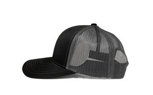 Sombreros de camionero de 6 paneles con logotipo bordado personalizado OEM, sombrero en blanco de estilo, sombreros de camionero negros con parte trasera de malla, gorras deportivas - Product Image 4