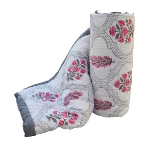 100% edredón de algodón orgánico Mulmul suave cómodo patrón de carácter sólido mantas de lino hecho a mano India estilo moderno personalizable - Product Image 6