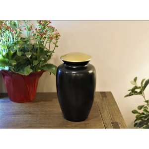 Urne funéraire en métal bleu personnalisé pour cendres Urnes funéraires uniques pour souvenir commémoratif de bébé animal de compagnie humain - Product Image 3