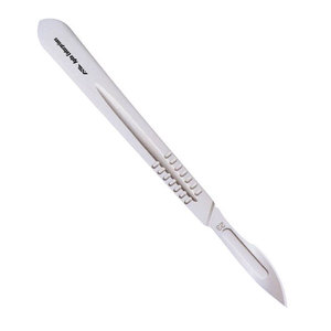 Manche de lame de scalpel manuel en acier inoxydable n° 4 Poignées de scalpel chirurgical durables et réutilisables pour une coupe de précision médicale - Product Image 4