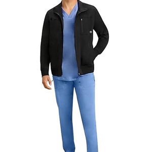 Veste de gommage médicale unisexe de haute qualité Conception légère et résistante aux rides pour les environnements de soins de santé et hospitaliers - Product Image 5