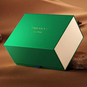 Caja de Regalo Magnética Rígida de Cartón con Logotipo Personalizado, Hecha con Materiales Reciclados Ecológicos, Acabado de Lujo, Estampado en Caliente y Esponja - Product Image 2