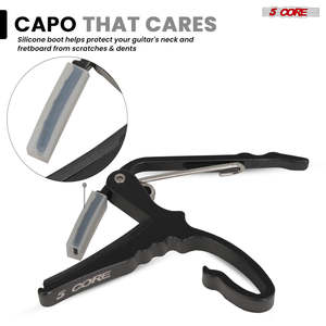 Capo de Guitarra de 5 Cuerdas de Cambio Rápido para Guitarra Acústica, Eléctrica, Banjo, Mandolina o Ukelele - Product Image 5