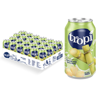 Op Maat Gemaakte Gearomatiseerde 100% Vruchtensapdrank Cocktail Geen Concentraat Natuurlijke Ingrediënten Halal Gecertificeerd Aluminium Kan Groothandel