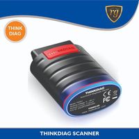 Thinktool pembaca kode OBD2, pemindai diagnostik 12-24v dengan Diagzone mendukung sistem operasi Android Rusia Spanyol