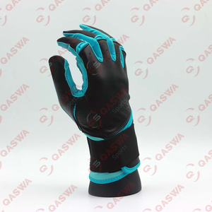 Guantes de Bateo de Béisbol y Sóftbol Profesionales Hechos a Medida, Diseño Ligero de Color Único, Cuero Cabretta Transpirable y Duradero - Product Image 3
