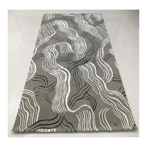 Tufté à la main ignifuge pour le trafic très lourd lavable personnalisable laine Tencel soie tapis tapis maison hôtel intérieur projets tapis - Product Image 1