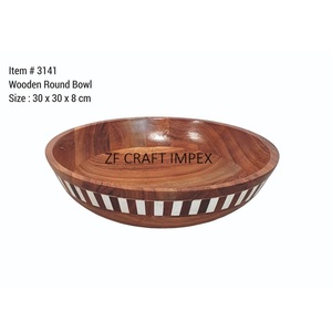 Vajilla con incrustaciones de resina de madera de acacia, cuenco de Chocolate y dulce para Ramadán, logotipo de Color personalizado, cuenco de decoración de boda de Hotel de lujo - Product Image 5