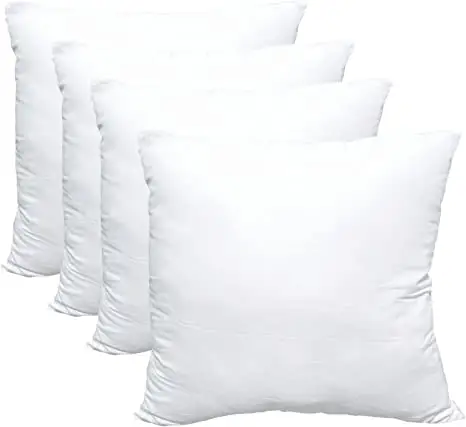 Yüksek kaliteli yastık ekler, alternatif Polyester yastık, kanepe yastık (beyaz, 18 "x 18")